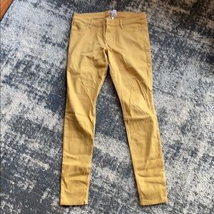 Mustard Yellow Express Skinny Jean Size 8